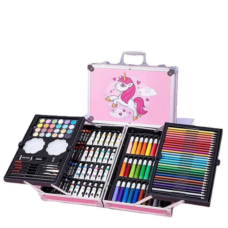 Kit Dibujo Niñas(os) 145 Piezas Pintura Arte