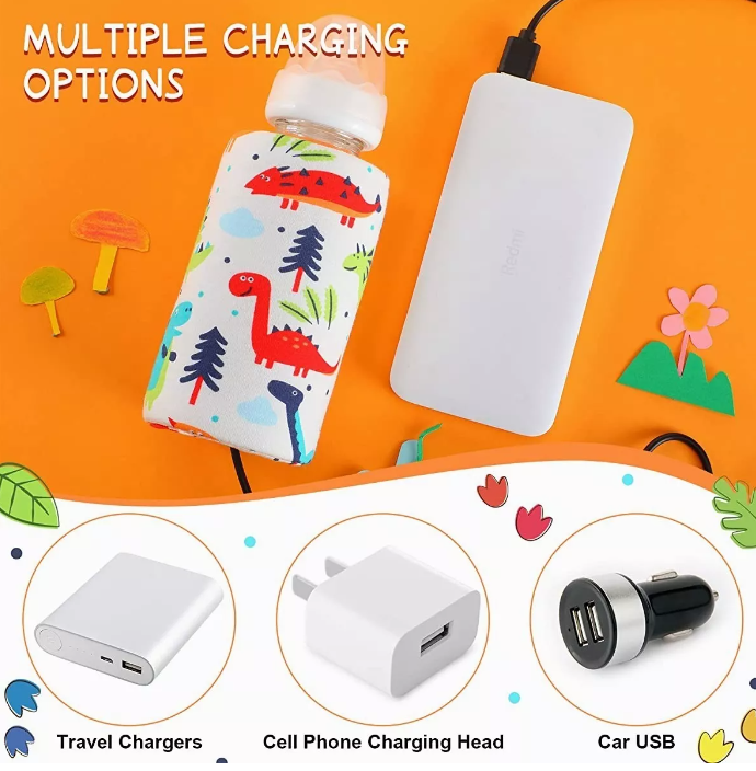 Calentador De Mamaderas Portatil Usb