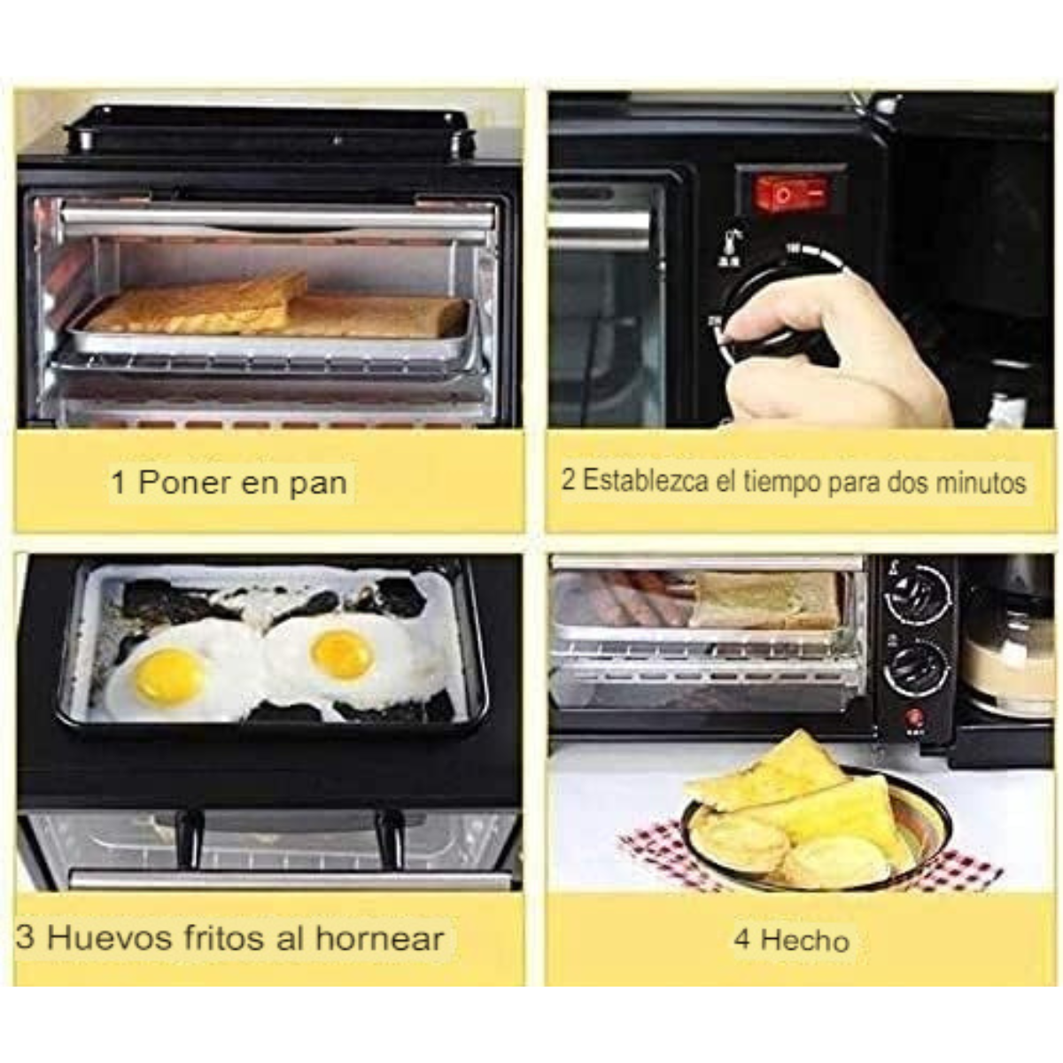 Kit De Horno Eléctrico cafetera plancha.