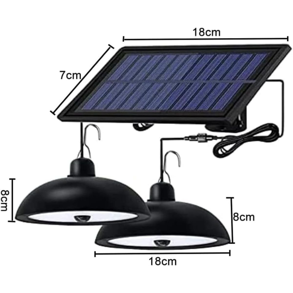 Lámpara Solar Colgante De Plafón