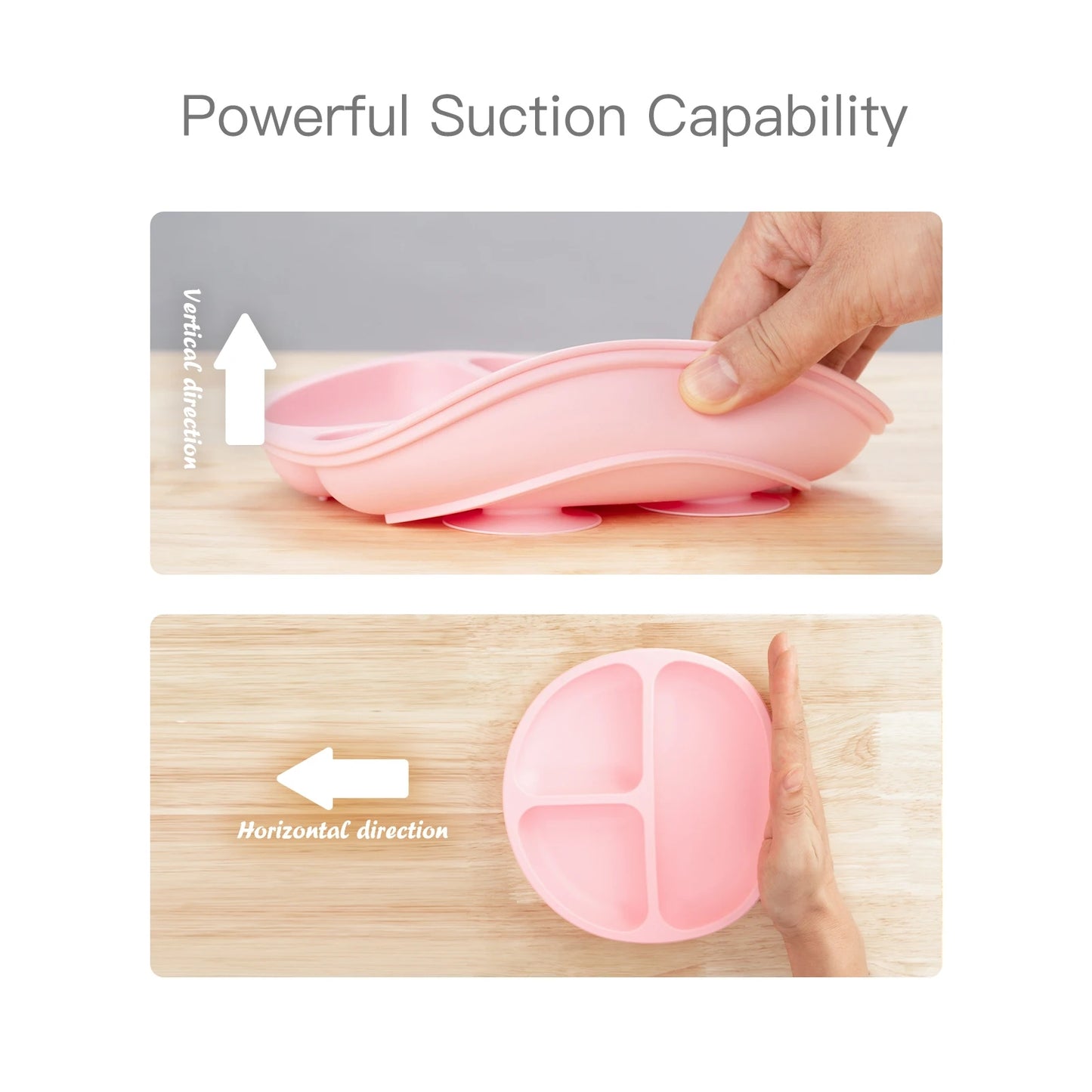 Vajilla Silicona de comida para Bebé