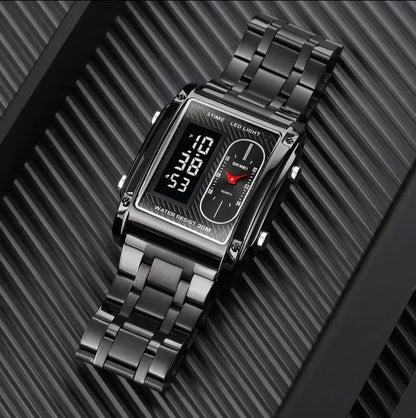 Reloj Skmei Acero Inox Negro