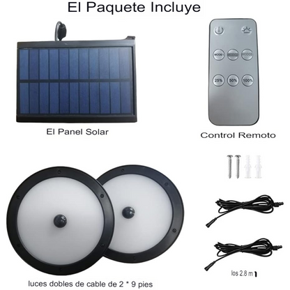 Lámpara Solar Colgante De Plafón
