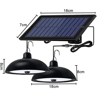 Lámpara Solar Colgante De Plafón