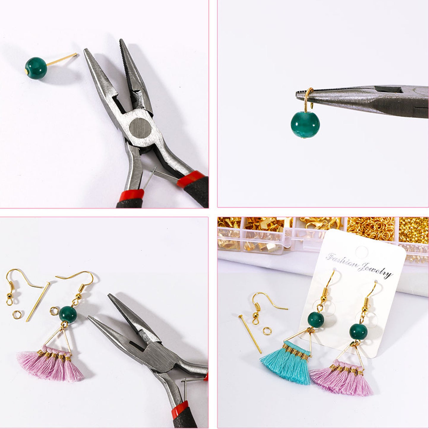 Set Accesorios De Joyería Diy Alicate