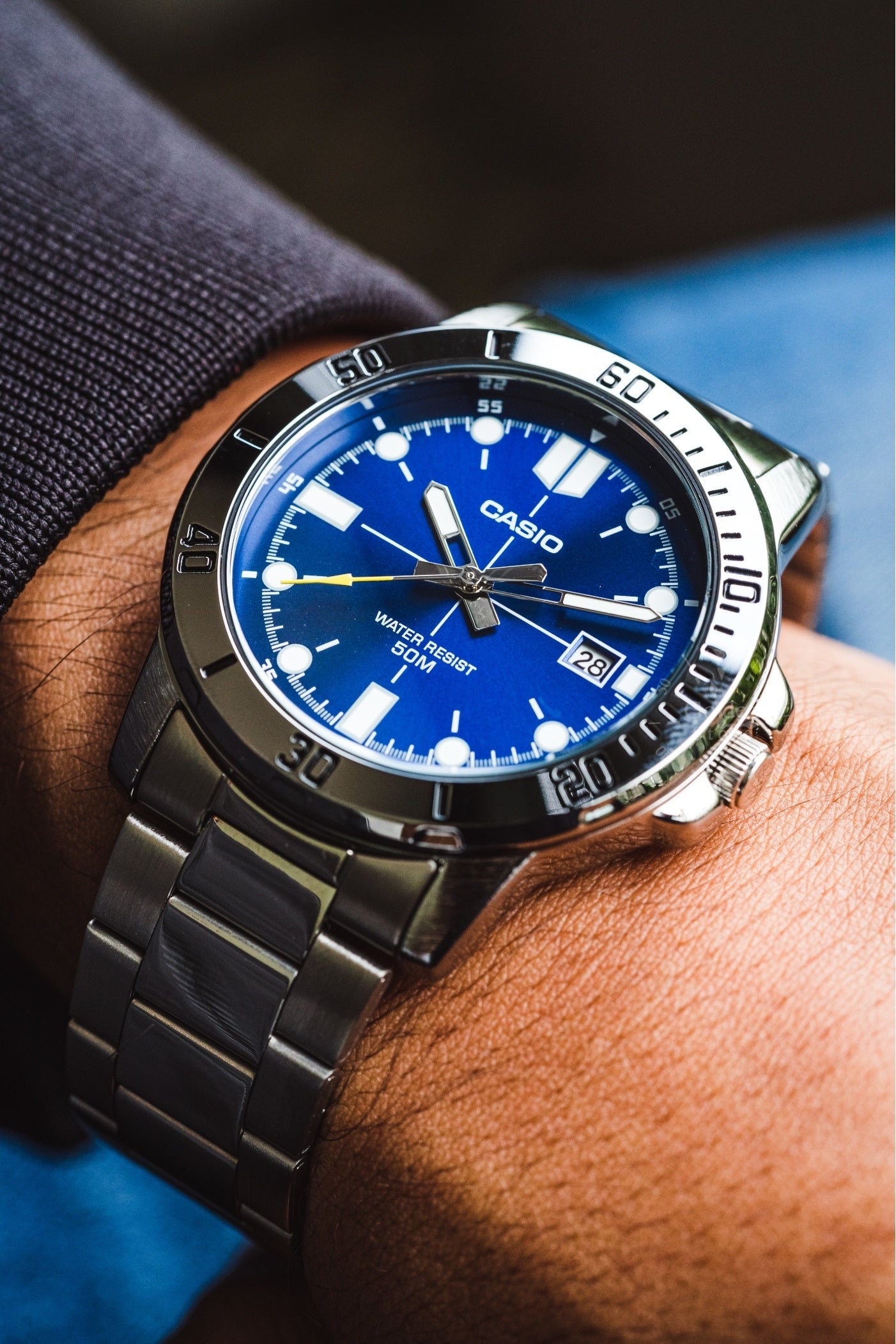 Reloj Casio H Analogo Metal Mtpvd01d2
